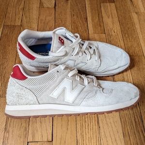 New Balance 520 mens 11.5 - Hairy Suede Red Ivory